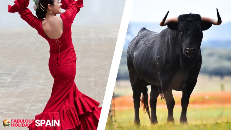 The bull and flamenco are two of the most iconic symbols of Spain