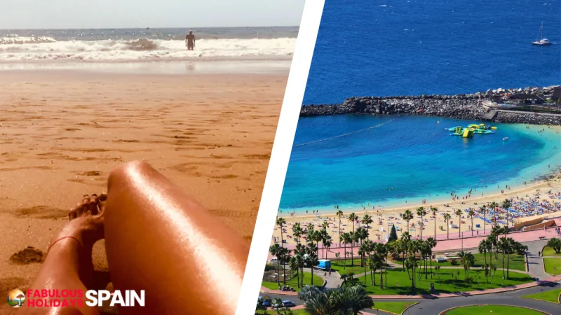 Gran Canaria of Canary Islands paradise for sun and water sports 